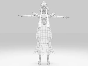 Mirror Maiden - Genshin Impact 3D Model