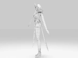 Mirror Maiden - Genshin Impact 3D Model