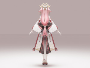 Yae Miko - Genshin Impact 3D Model