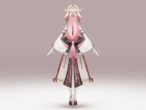 Yae Miko - Genshin Impact 3D Model
