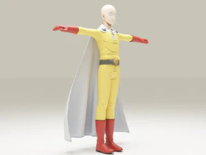 Saitama - One Punch Man 3D Model