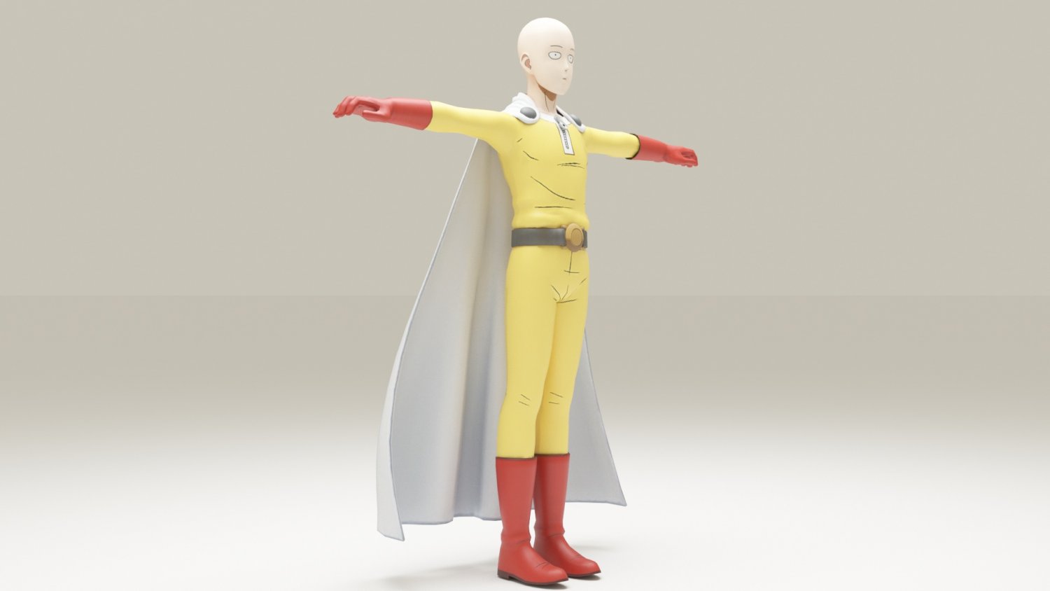 Saitama 3D models - Sketchfab