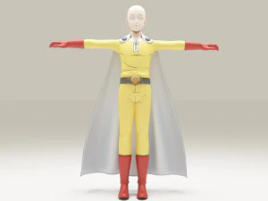 Saitama - One Punch Man 3D Model