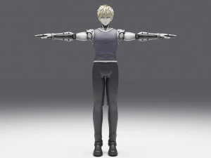 Genos &ndash; Człowiek jednego ciosu Model 3D