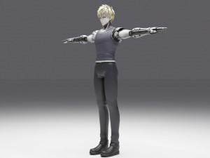 Genos - One Punch Man Model 3D