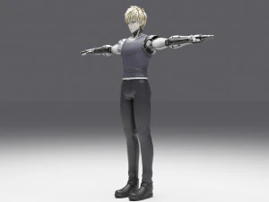 Genos - One Punch Man 3D Model