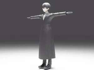 佐々木排世 - 東京喰種トーキョーグール 3Dモデル