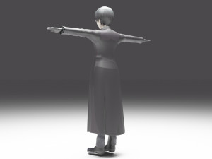 Sasaki Haise - Tokyo Ghoul 3D Model