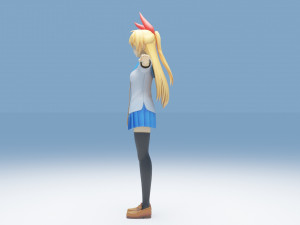 Kirisaki Chitoge - Nisekoi Modelo 3D