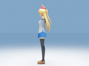 Kirisaki Chitoge-Nisekoi Modelo 3D