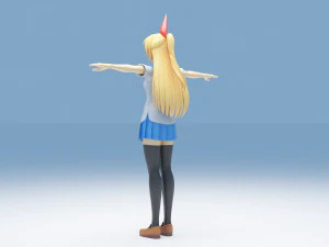 Kirisaki Chitoge-Nisekoi Modelo 3D