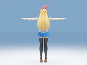 Kirisaki Chitoge-Nisekoi Modelo 3D