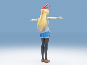 Kirisaki Chitoge - Nisekoi Modelo 3D