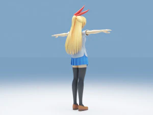 Kirisaki Chitoge-Nisekoi Modelo 3D