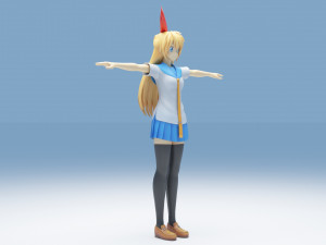 Kirisaki Chitoge - Nisekoi Modelo 3D