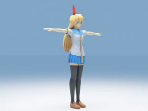 Kirisaki Chitoge-Nisekoi Modelo 3D