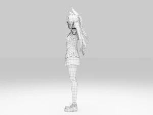 Kirisaki Chitoge-Nisekoi Modelo 3D