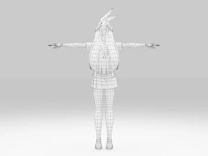 Kirisaki Chitoge-Nisekoi Modelo 3D