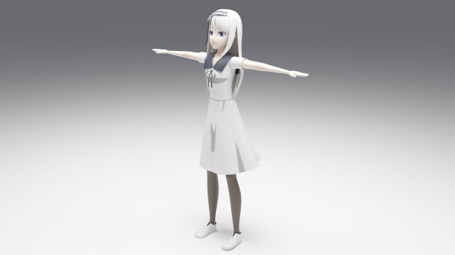 Shirogane Kei - Kaguya-sama Love is War Modelo 3D .c4d .max .obj .3ds .fbx .stl .blend 