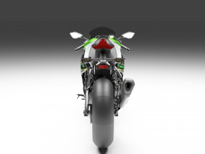 Kawaski Ninja ZX 6R 2019 3D in 3DExport