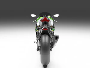 Kawaski Ninja ZX-6R 2019 3D Model