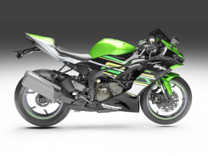 Kawaski Ninja ZX-6R 2019 Model 3D