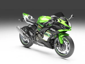 Kawaski Ninja ZX-6R 2019 3D Model