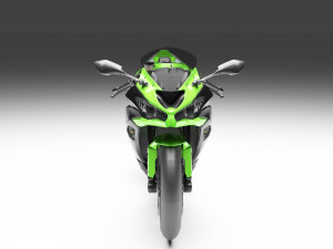 Kawaski Ninja ZX-6R 2019 Model 3D