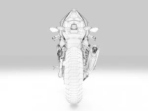 Kawaski Ninja ZX-6R 2019 3D Model
