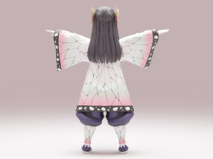 Kocho Kanae - Kimetsu no Yaiba 3D Модель