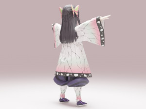 Kocho Kanae - Kimetsu no Yaiba 3D Модель