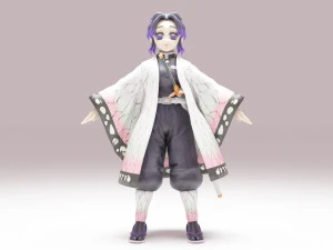 Kocho Shinobu - Kimetsu no Yaiba 3D Model