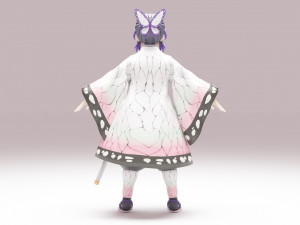 Kocho Shinobu - Kimetsu no Yaiba 3D 모델