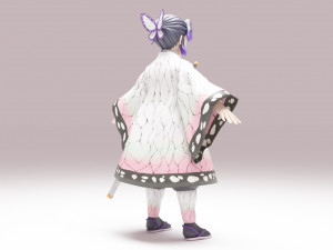 Kocho Shinobu - Kimetsu no Yaiba 3D 모델