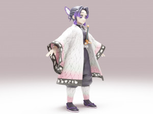 Kocho Shinobu - Kimetsu no Yaiba 3D 모델