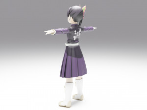 Tsuyuri Kanao - Kimetsu no Yaiba Model 3D
