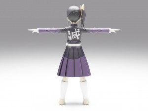 Tsuyuri Kanao - Kimetsu no Yaiba Model 3D