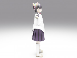 Tsuyuri Kanao - Kimetsu no Yaiba Model 3D