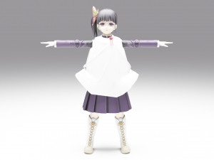 Tsuyuri Kanao - Kimetsu no Yaiba Model 3D