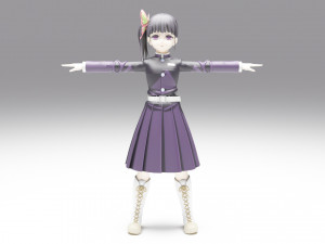Tsuyuri Kanao - Kimetsu no Yaiba Model 3D