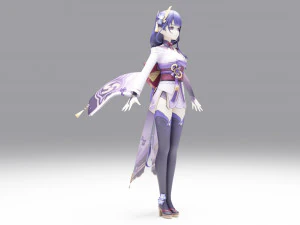 Raiden Shogun - Genshin Impact 3D Model