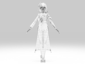 Raiden Shogun - Genshin Impact Modelo 3D