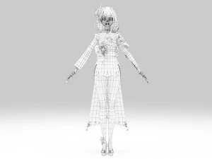 Raiden Shogun - Genshin Impact 3D Model