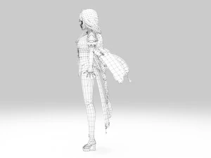 Raiden Shogun - Genshin Impact 3D Model