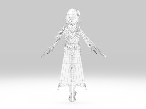 Raiden Shogun - Genshin Impact Modelo 3D