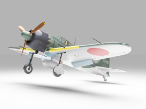 Mitsubishi A6M Zero 3D 3D Model