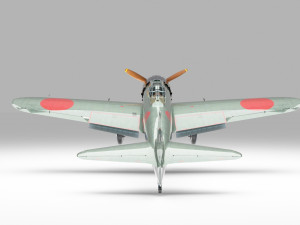 Mitsubishi A6M Zero 3D 3Dモデル