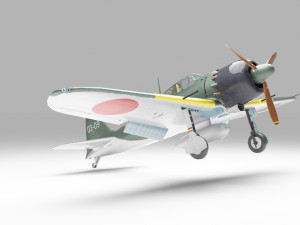 Mitsubishi A6M Zero 3D 3Dモデル