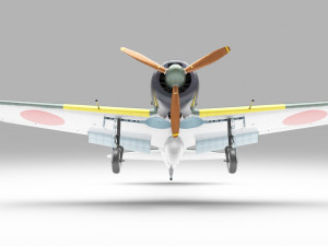 Mitsubishi A6M Zero 3D 3Dモデル