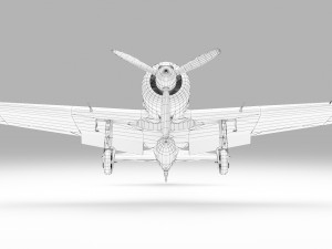 Mitsubishi A6M Zero 3D 3Dモデル